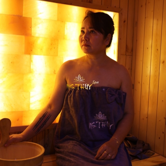 XÔNG ĐÁ MUỐI NGỒI HIMALAYA